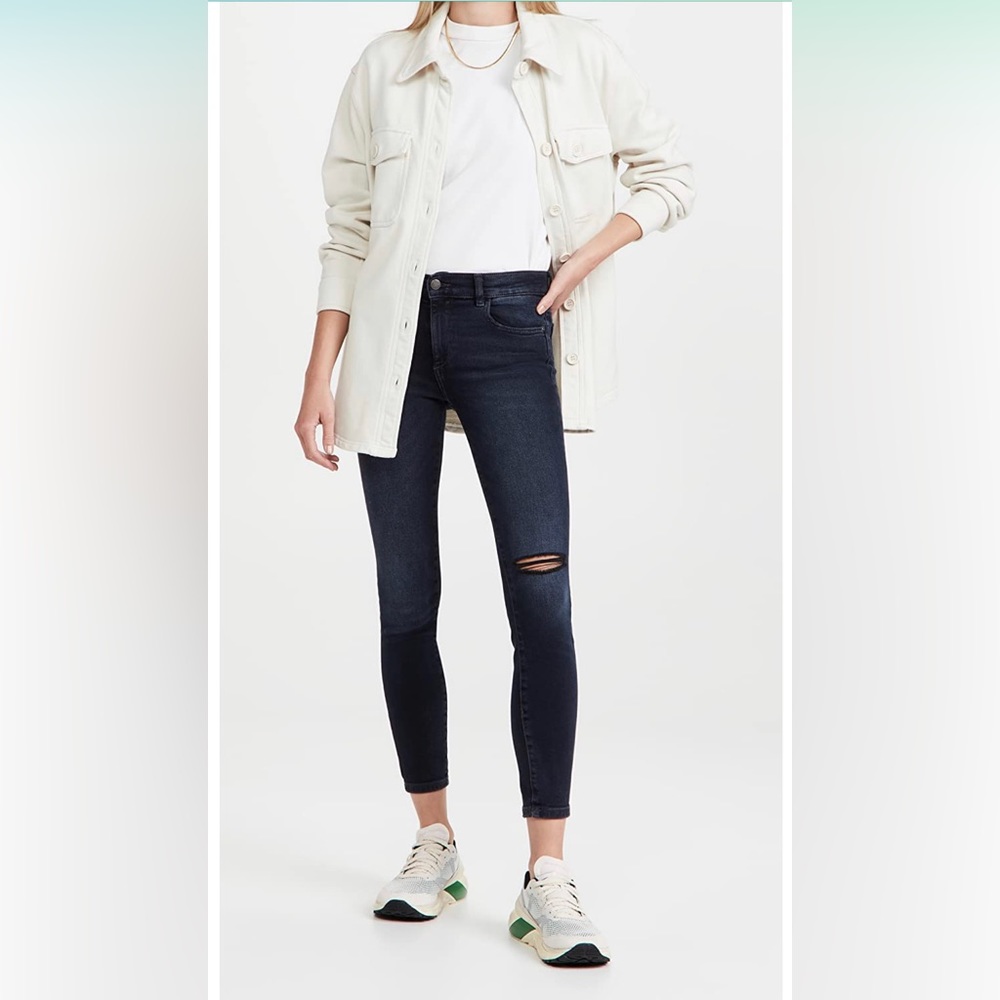 DL1961 Amanda Ripped Skinny Jeans